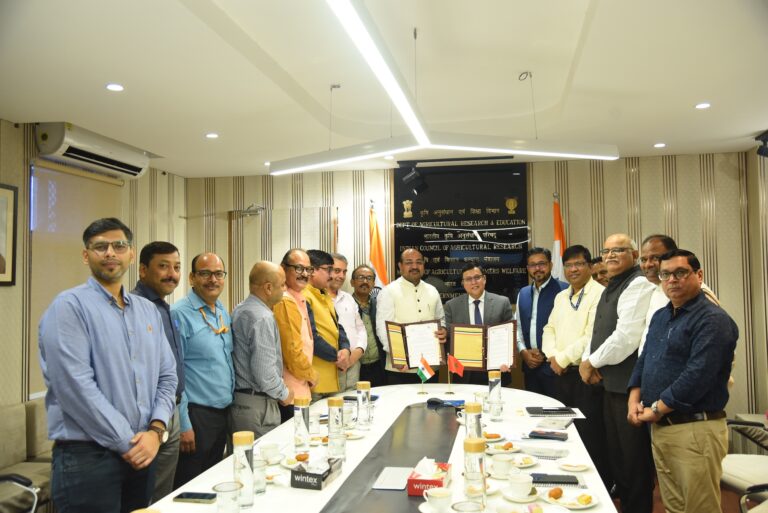 MOU Signed with ICAR to Promote Soil Health and Climate Resilient Farming